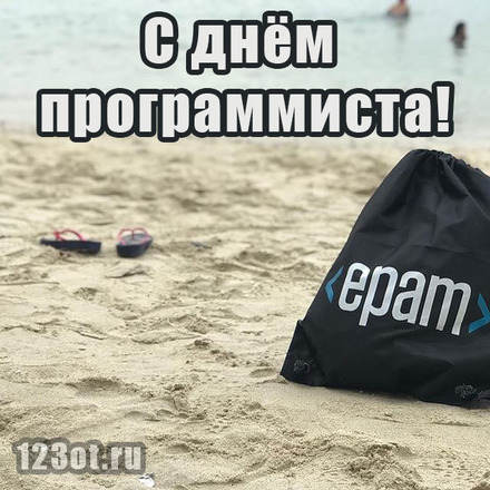 Картинка, открытка лучшему программисту! Скачать бесплатно! Epam Systems! Happy programmers day!  скачать открытку бесплатно | 123ot