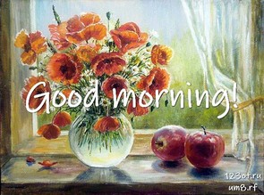 Доброго утра и хорошего дня, красивая картинка, фотография с цветами девушке, женщине отправить на вацап! скачать открытку бесплатно | 123ot