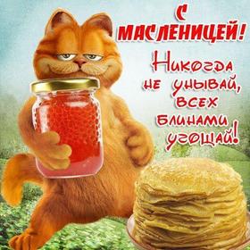 Открытка, картинка, Масленица, русская традиция, поздравление, русская традиция, кот. Открытки  Открытка, картинка, Масленица, русская традиция, поздравление, русская традиция, кот, блины, икра, стихи скачать бесплатно онлайн скачать открытку бесплатно | 123ot