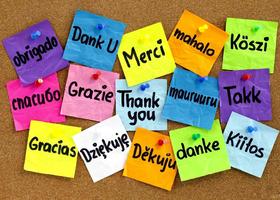 Открытка, картинка Thank You! Разные языки мира! Спасибо на всех языках мира! Стикеры! Открытка спасибо! скачать открытку бесплатно | 123ot