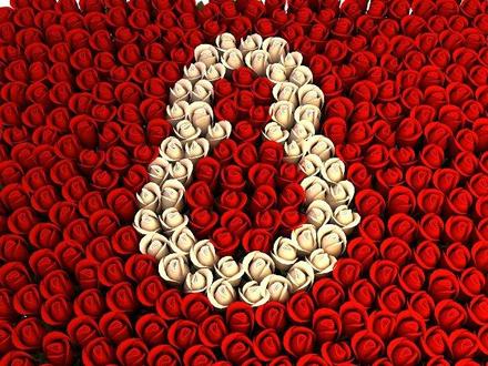 Открытка на 8 Марта розы красные. Открытки  Открытка на 8 Марта розы красные и белые скачать бесплатно онлайн скачать открытку бесплатно | 123ot